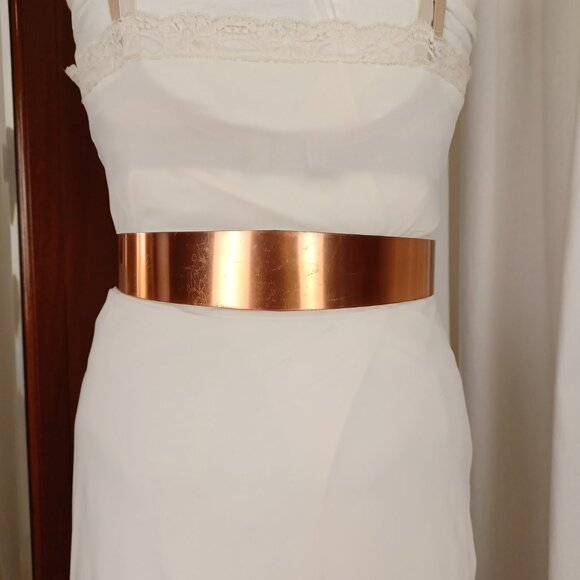 Midcentury Vintage Copper Waist Belt, 27 - 32", Renoir-Style - Picture 8 of 13